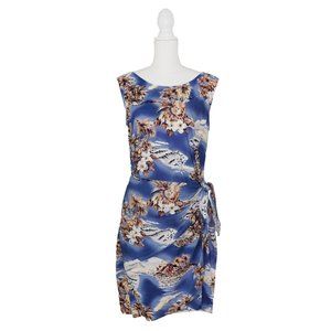 Hilo Hattie Sleeveless Dress with Sarong/Wrap Skirt